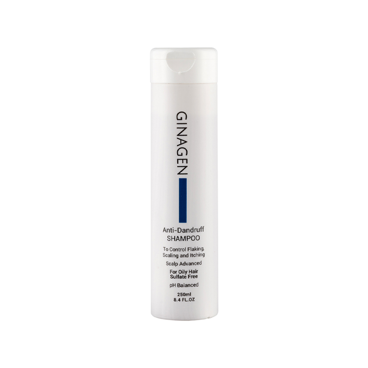 شامپو فاقد سولفات ضد شوره موهای چرب ژیناژن حجم 250 میلی لیتر