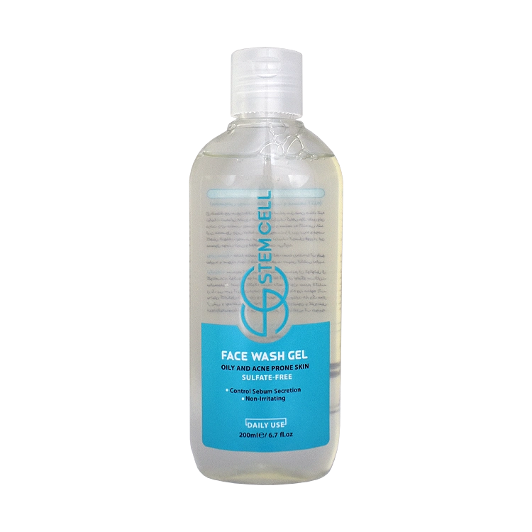 ژل شستشوی صورت پوست های چرب و جوشدار استم سل حجم 200 میلی لیتر