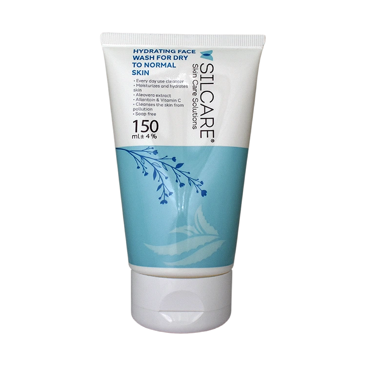 ژل شستشوی صورت پوست های خشک و معمولی سیلکر حجم 150 میلی لیتر