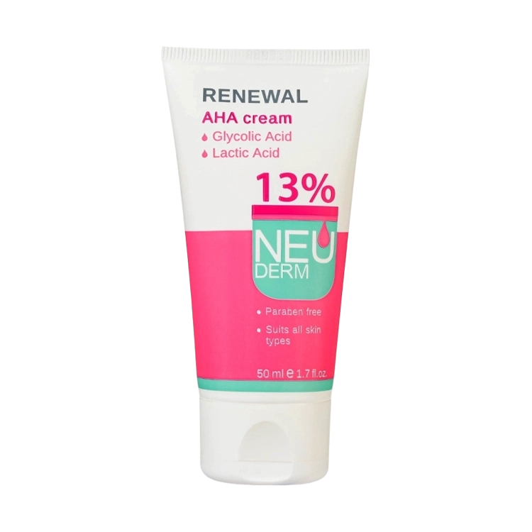 کرم لایه بردار AHA 13 درصد رینیوال نئودرم حجم 50 میلی لیتر