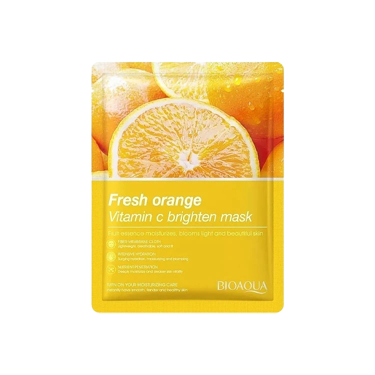 ماسک صورت نقابی روشن کننده ویتامین سی بیوآکوا