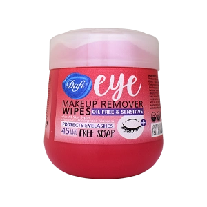 دستمال مرطوب پاک کننده آرایش دور چشم دافی بسته 45 عددی