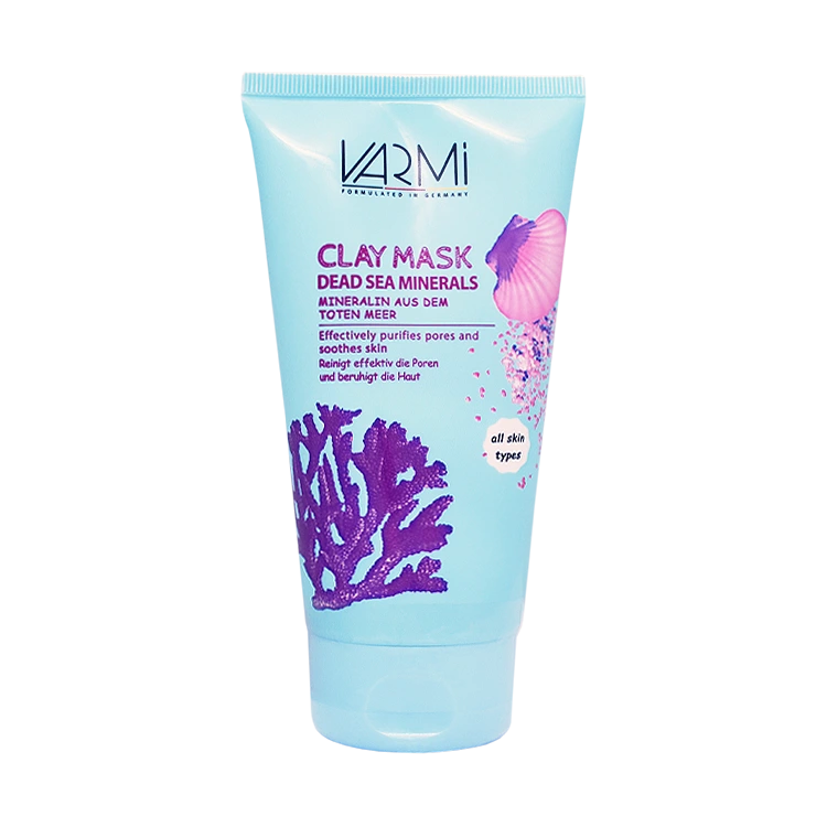 ماسک خاک رسی ضد استرس کانی های دریایی وارمی حجم 150 میلی لیتر