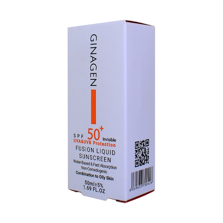 قیمت لیکویید ضد آفتاب بی رنگ پوست های مختلط و چرب ژیناژن SPF50 حجم 50 میلی لیتر