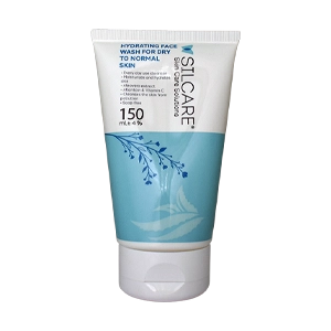 ژل شستشوی صورت پوست های خشک و معمولی سیلکر حجم 150 میلی لیتر