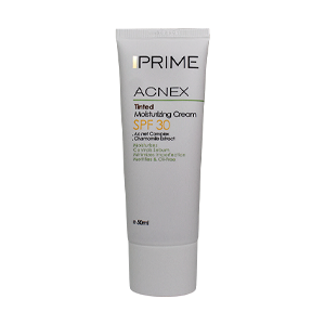 کرم مرطوب کننده رنگی پوست های چرب پرایم SPF30 حجم 50 میلی لیتر
