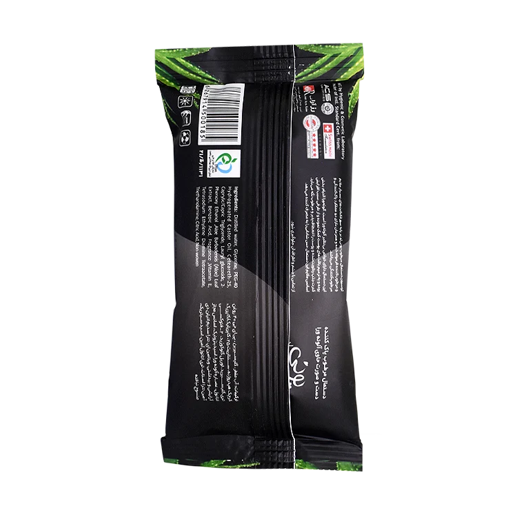 خرید دستمال مرطوب دست و صورت آلوئه ورا یونی لد بسته 12 عددی