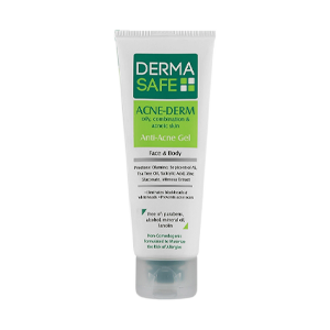 ژل ضد جوش صورت و بدن آکنه درم درماسیف حجم 75 میلی لیتر