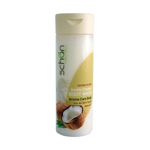 شامپو بدن کرمی شیر نارگیل شون حجم 300 میلی لیتر
