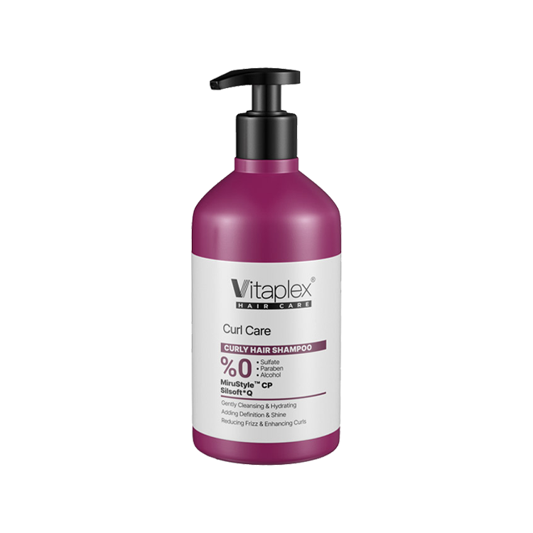 شامپو فاقد سولفات موهای فر ویتاپلکس حجم 500 میلی لیتر