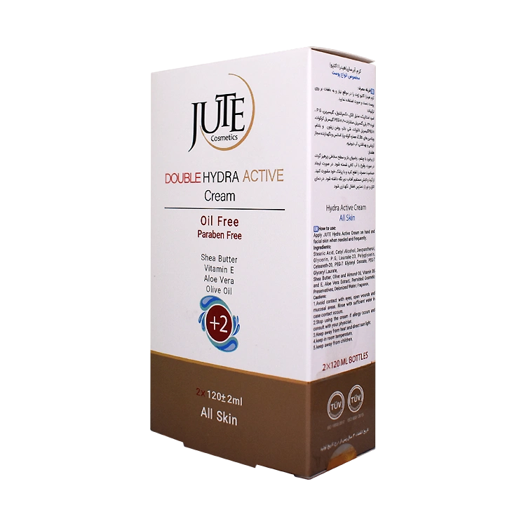 قیمت پک دو قلو کرم آبرسان و مرطوب کننده هیدرا اکتیو پمپی ژوت حجم 240 میلی لیتر