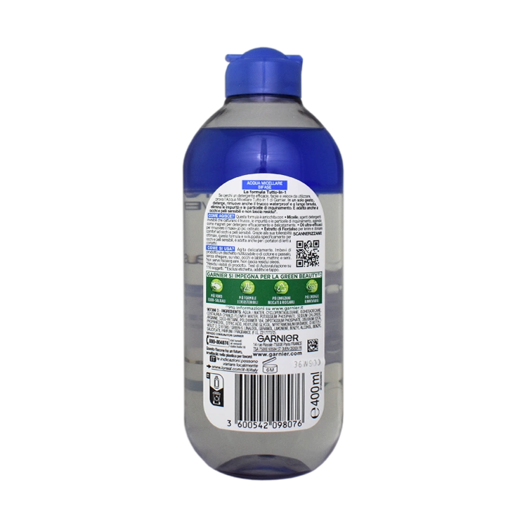 خرید میسلار واتر دوفاز پاک کننده آرایش عصاره گل گندم گارنیه حجم 400 میلی لیتر