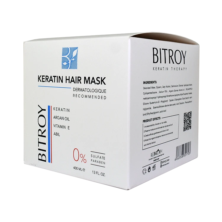 خرید ماسک مو کراتینه فاقد سولفات بیتروی حجم 400 میلی لیتر