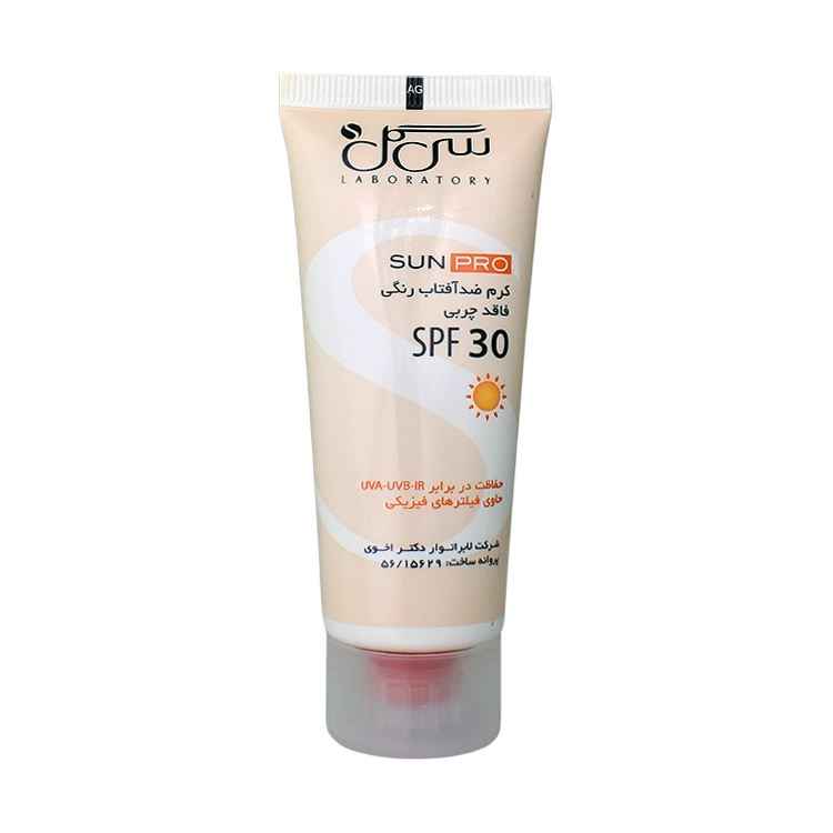 خرید کرم ضد آفتاب رنگی روشن پوست های معمولی تا چرب سی گل SPF30 حجم 50 میلی لیتر