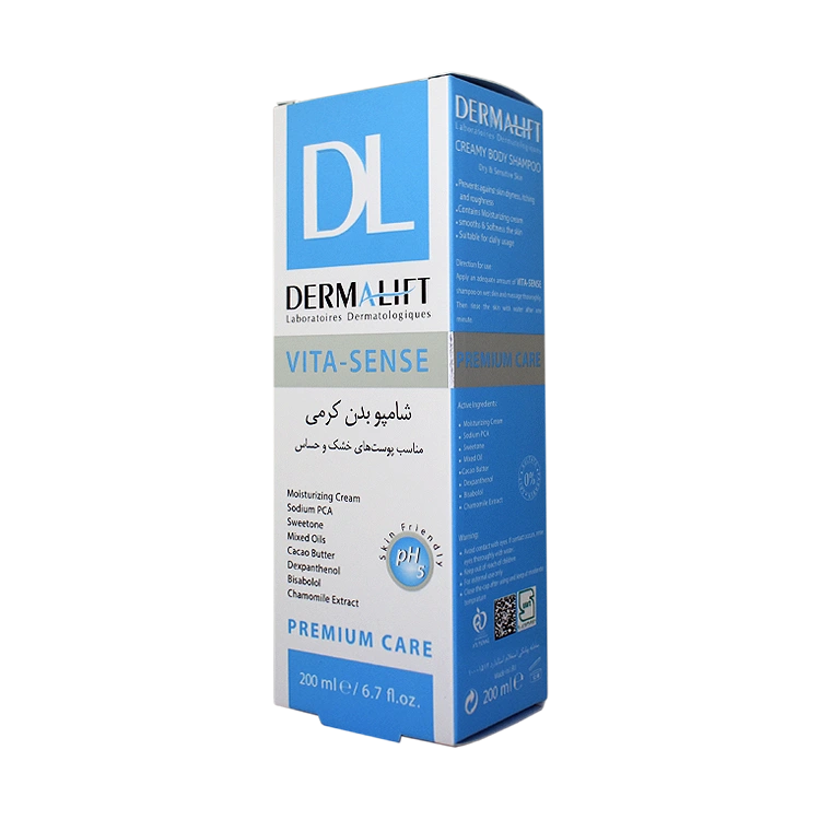 قیمت شامپو بدن کرمی ویتا سنس درمالیفت حجم 200 میلی لیتر