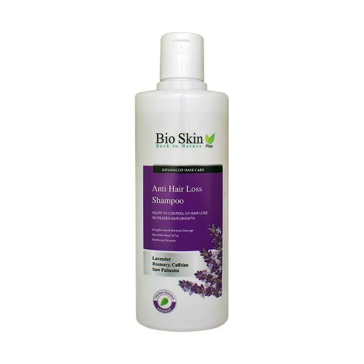 شامپو ضد ریزش و تقویت کننده لوندر بایو اسکین حجم 200 میلی لیتر