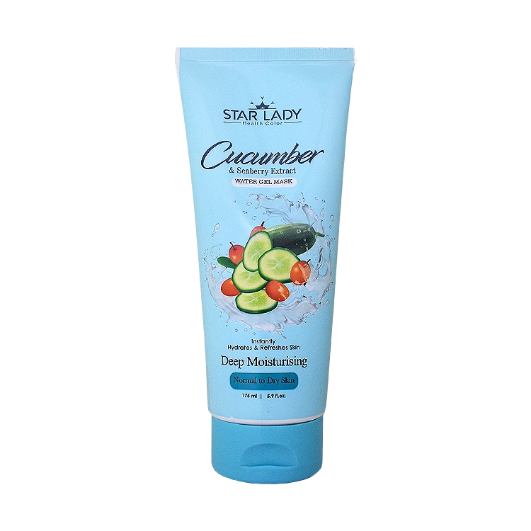 ژل ماسک آبرسان عصاره خیار و سی بری استار لیدی حجم 175 میلی لیتر