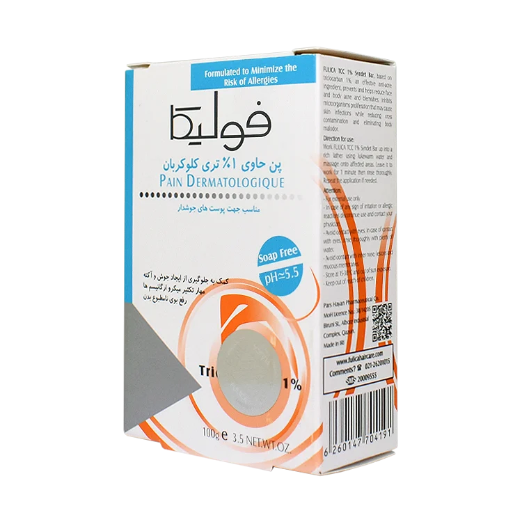 پن ضد جوش تری کلوکربان TCC 1 درصد فولیکا وزن 100 گرم