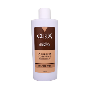 شامپو فاقد سولفات تقویت کننده و ضد ریزش کافئین سریتا حجم 200 میلی لیتر