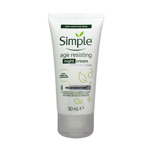 کرم شب ضد پیری سیمپل مدل Age Resisting حجم 50 میلی لیتر