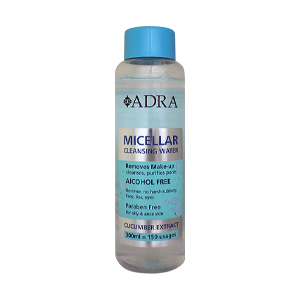 میسلار واتر پوست های چرب و جوشدار آدرا حجم 300 میلی لیتر