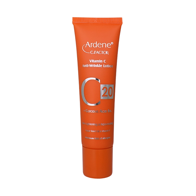 لوسیون ضد چروک و روشن کننده ویتامین سی C20 آردن سی فکتور وزن 30 گرم