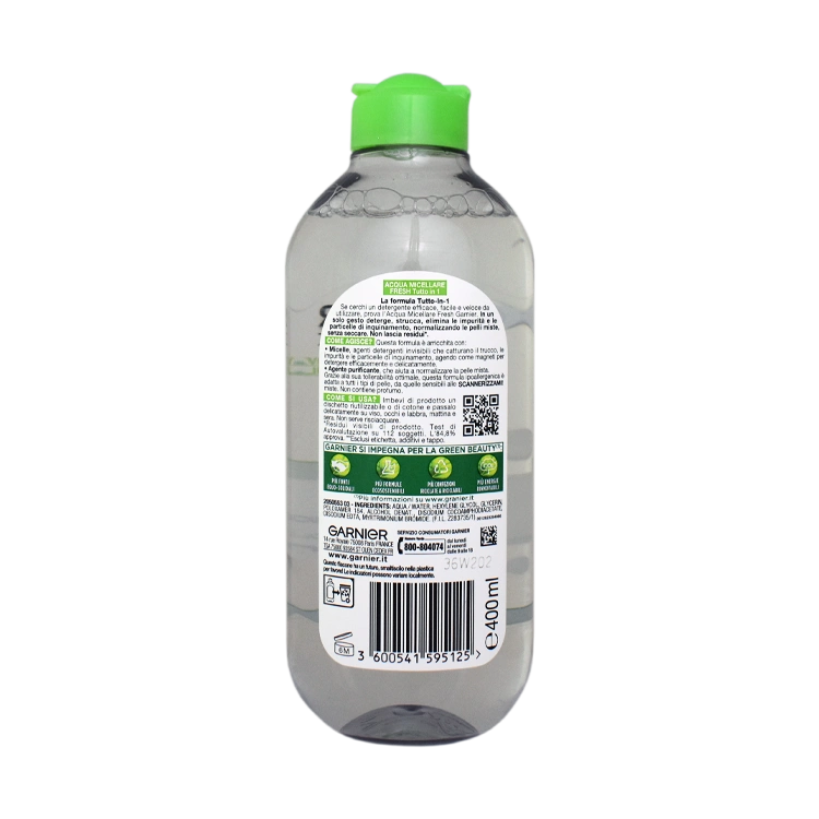 خرید میسلار واتر پوست چرب و مختلط گارنیه حجم 400 میلی لیتر