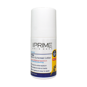 لوسیون ضد آفتاب بی رنگ رول آن پرایم SPF50 حجم 50 میلی لیتر