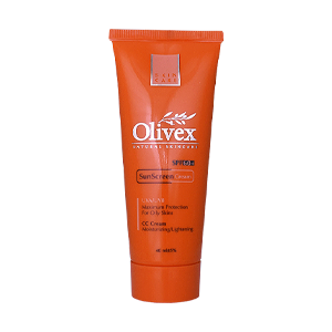 کرم ضد آفتاب سی سی رنگی پوست چرب الیوکس SPF60 حجم 50 میلی لیتر
