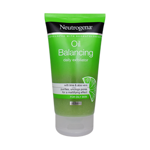 اسکراب صورت پوست های چرب نوتروژینا مدل Oil Balancing حجم 150 میلی لیتر
