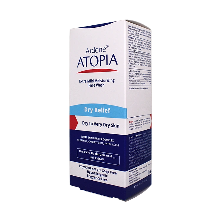 قیمت لوسیون شوینده مرطوب کننده صورت پوست های خشک و خیلی خشک درای ریلیف آردن آتوپیا وزن 150 گرم