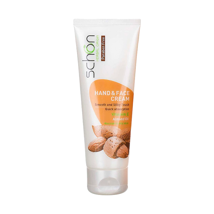 کرم دست و صورت تیوپی روغن بادام شون حجم 75 میلی لیتر