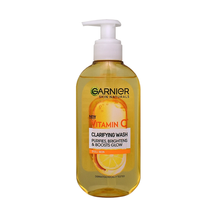 ژل شستشوی روشن کننده ویتامین سی گارنیه حجم 200 میلی لیتر