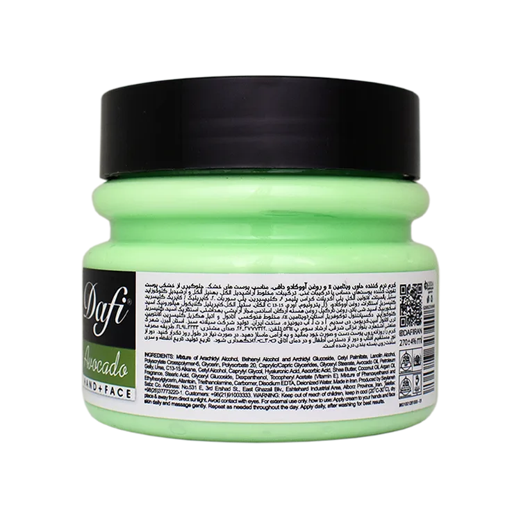 خرید کرم نرم کننده ویتامین E و روغن آووکادو دافی حجم 270 میلی لیتر