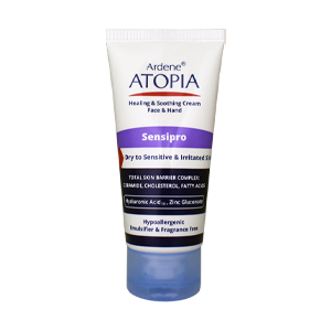 کرم مرطوب کننده و التیام بخش دست و صورت پوست های خشک و حساس سنسی پرو آردن آتوپیا وزن 50 گرم