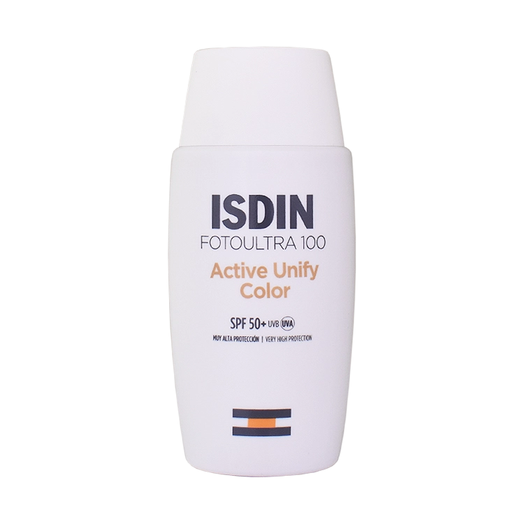 فلویید ضد آفتاب ضد لک رنگی اکتیو یونیفای ایزدین SPF50 حجم 50 میلی لیتر