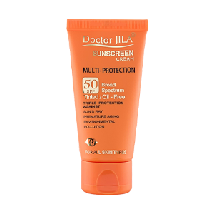کرم ضد آفتاب رنگی طبیعی مولتی پروتکشن دکتر ژیلا SPF50 حجم 50 میلی لیتر