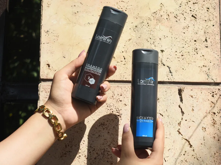 نقد و بررسی شامپو کراتینه و نرم کننده موی لامینین حجم 200 میلی لیتر