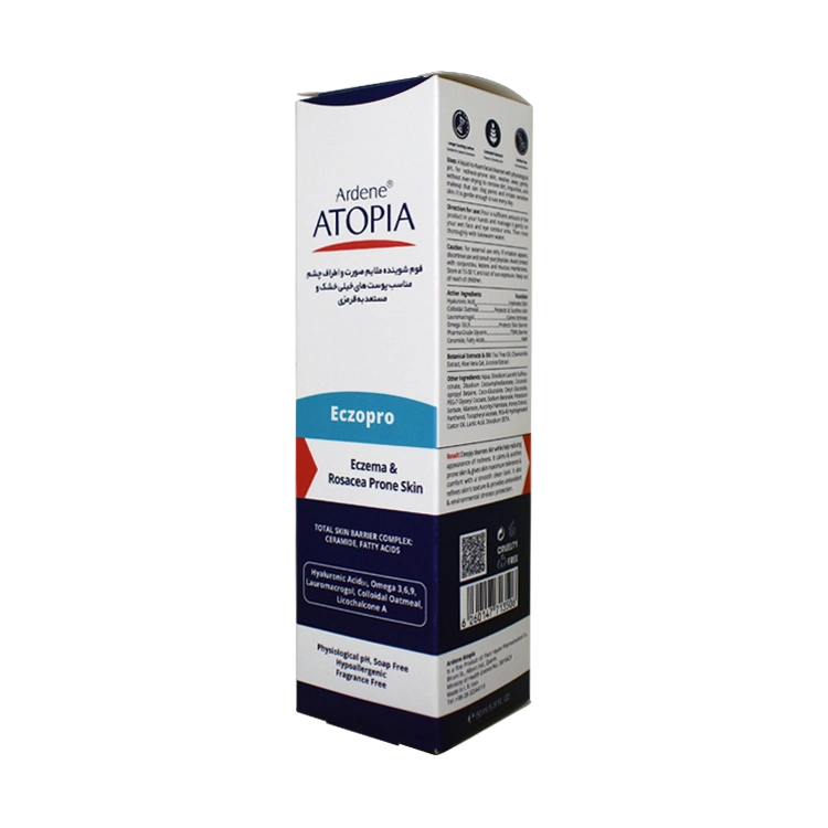 قیمت فوم شستشوی صورت و چشم پوست های خیلی خشک اگزو پرو آردن آتوپیا وزن 150 گرم