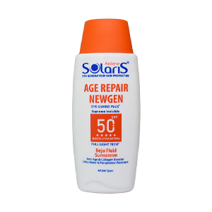 فلویید ضد آفتاب ضد چروک بی رنگ ایج ریپیر نیوژن آردن سولاریس SPF50 حجم 100 میلی لیتر