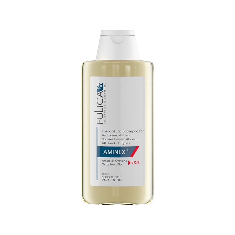 شامپو آمینکس پلاس تقویت کننده و ضد شوره فولیکا آر ایکس حجم 200 میلی لیتر