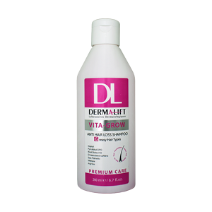 شامپو فاقد سولفات تقویت کننده موهای چرب ویتا گرو درمالیفت حجم 200 میلی لیتر