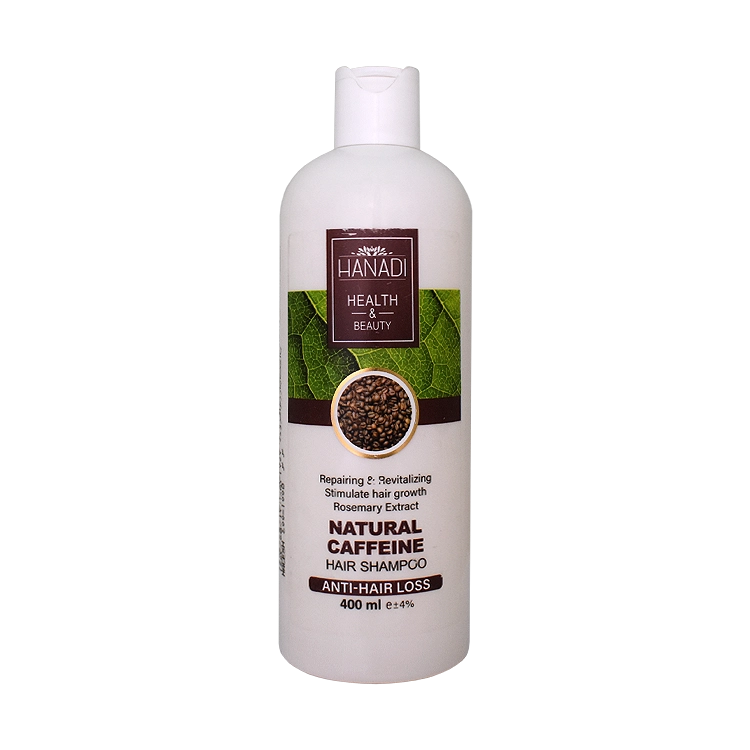 شامپو ضد ریزش کافئین هانادی حجم 400 میلی لیتر