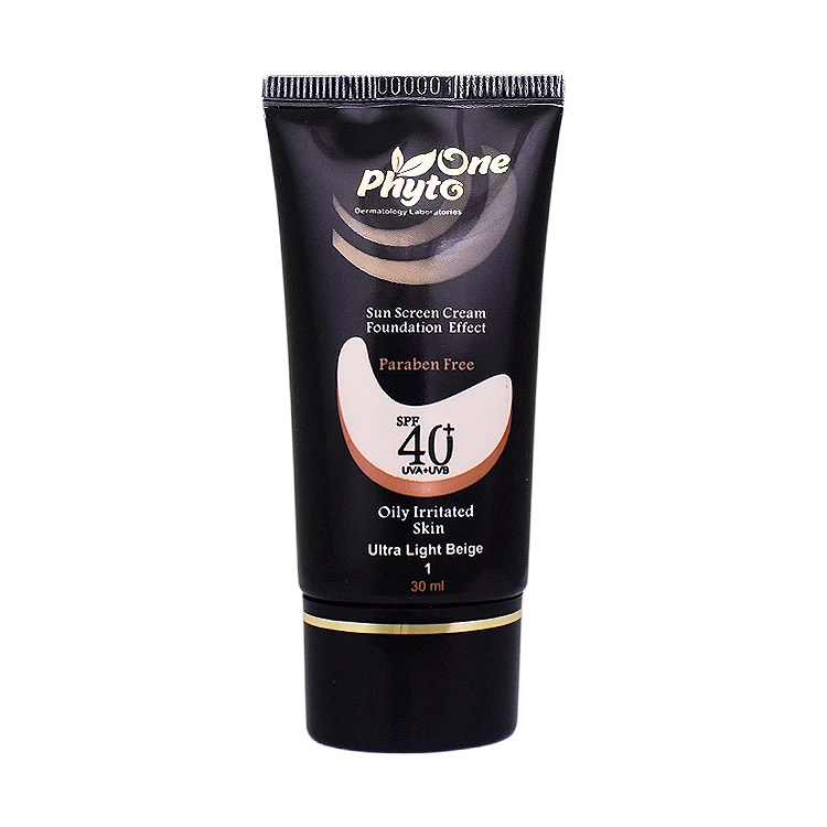 کرم ضد آفتاب بژ خیلی روشن پوست های چرب و حساس فیتو وان spf40 حجم 30 میلی لیتر