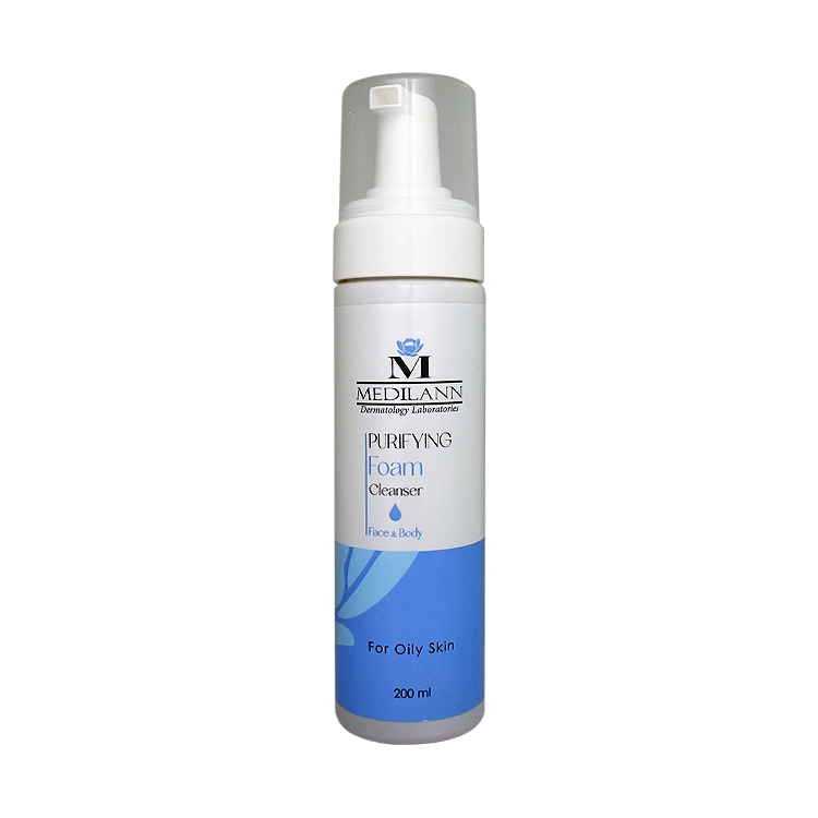 فوم شستشوی صورت پوست های مختلط و چرب مدیلن حجم 200 میلی لیتر