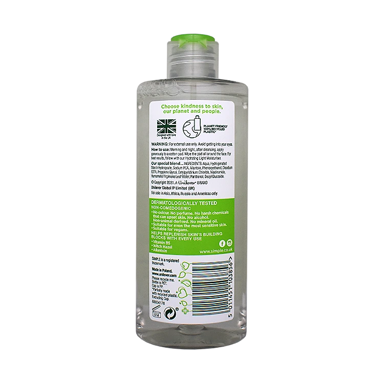 خرید تونر پاک کننده پوست سیمپل مدل Soothing حجم 200 میلی لیتر
