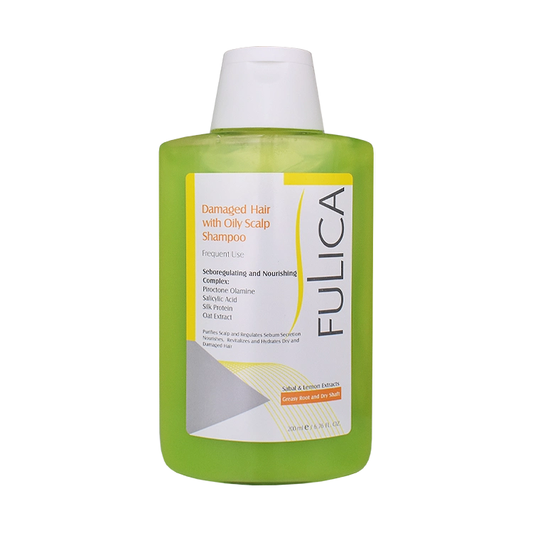 شامپو پوست سر چرب و موهای آسیب دیده فولیکا حجم 200 میلی لیتر