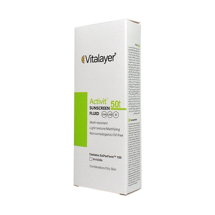 قیمت فلویید ضد آفتاب بی رنگ پوست های مختلط و چرب اکتی ویت ویتالیر حجم 50 میلی لیتر