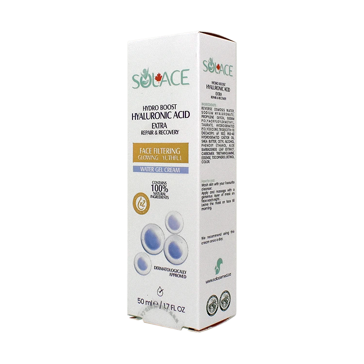 قیمت ژل آبرسان هیالورونیک اسید سولس حجم 50 میلی لیتر