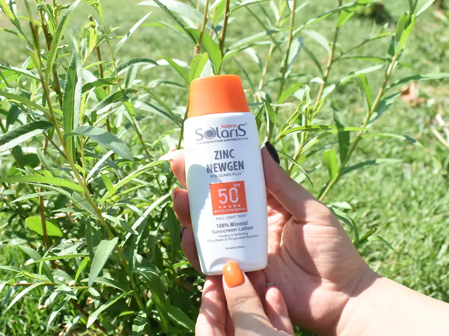 نقد و بررسی لوسیون ضد آفتاب فیزیکال زینک نیوژن آردن سولاریس SPF50 حجم 100 میلی لیتر